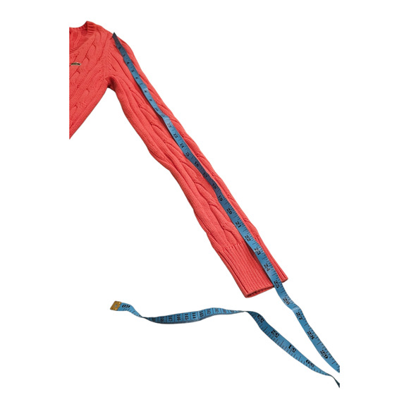 Lacoste Size 34 (Small) Pink Long Sleeve Knit Pullover Sweater - Picture 9 of 9